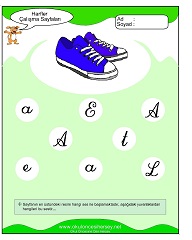 A Sesi Çalışma Sayfaları